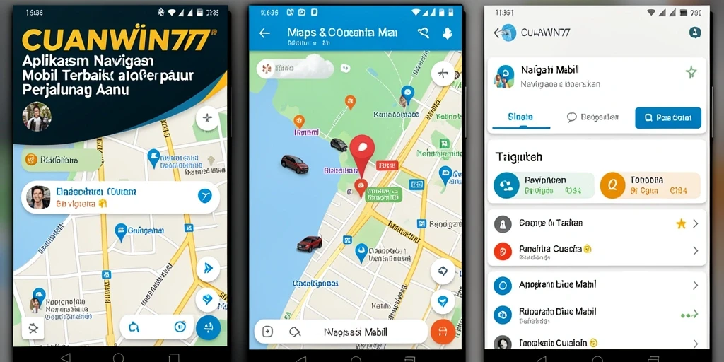 Antarmuka CUANWIN77 yang intuitif untuk navigasi mobil.