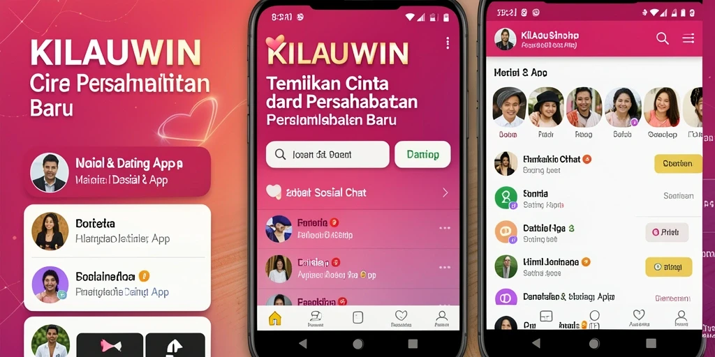 Hasil tampilan antarmuka KILAUWIN yang ramah pengguna.