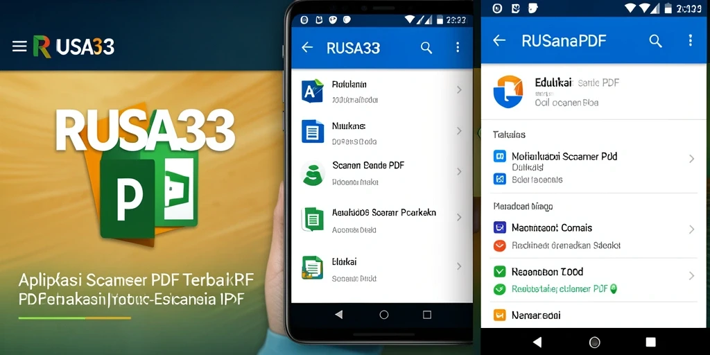 Antarmuka RUSA33 yang memudahkan fungsi Scanner PDF.