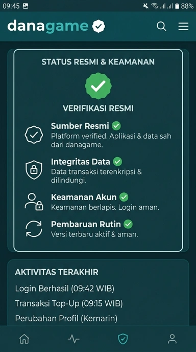 Kanal Resmi danagame untuk Pengguna Android Indonesia